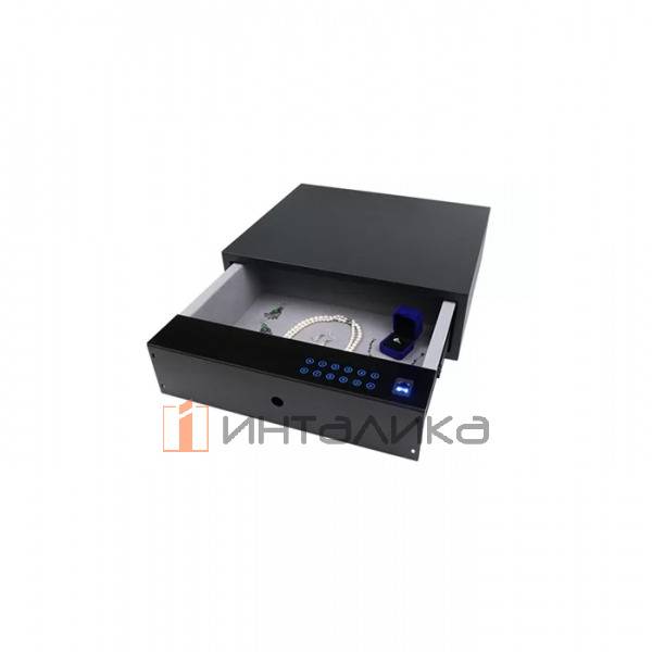 Мини-сейф ALPHALUX Aiden в базу 600, 564х400х150, G30, сталь, черный – 2