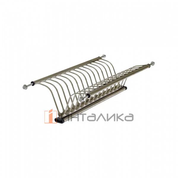 Сушка 2-х уровневая для посуды FIRMAX Smartline в верхнюю базу 450, 418х280, нержавеющая сталь – 3