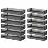 Превью Комплект 12 корзин для выдвижного шкафа-колонны FIRMAX Dana в базу 600, 553х480х1765, антрацит – 1