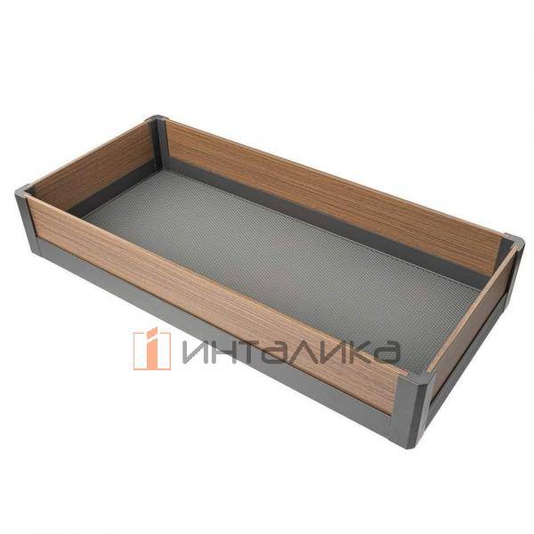 Комплект 12 корзин для выдвижного шкафа-колонны FIRMAX Dana Wood в базу 600, 553х480х1765, антрацит/дерево – 3