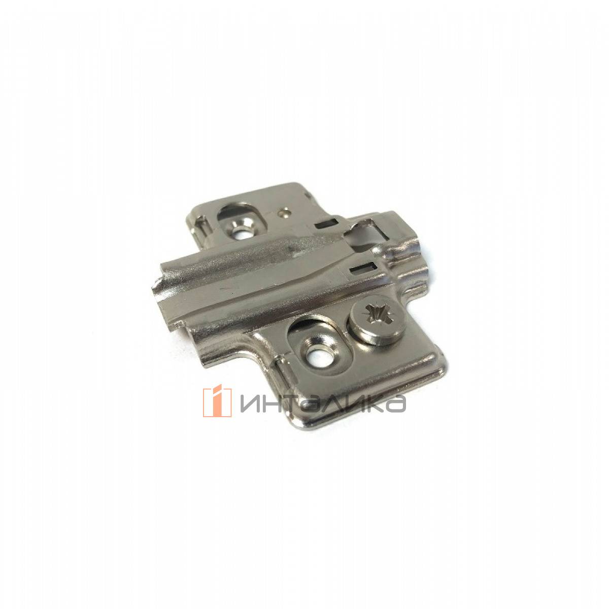 Крестовая монтажная планка SAMET Master, с эксцентриком, L37, D5, с евровинтом 6.3х14, никель