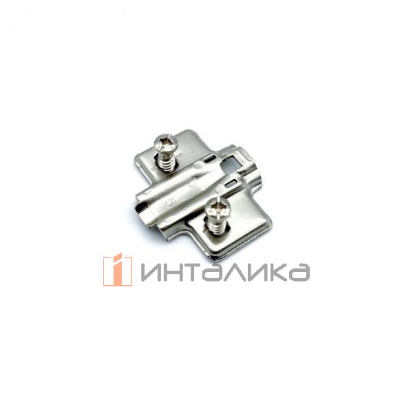 Крестовая монтажная планка SAMET Master, L37, D5, с евровинтом 6.3х14, никель – 1