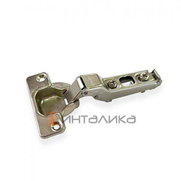 Петля SAMET StarTrack 110° для дверей 16-26, полунакладная, Click-On, ТН48, под саморез, никель – 1