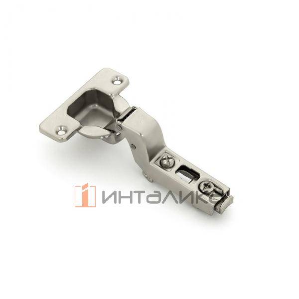 Петля SAMET StarTrack Push Open 110° без пружины, вкладная, TH48 Ø35, саморез, Click-On, никель – 1