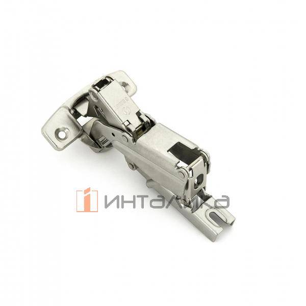 Петля SAMET StarTrack 165°, накладная, TH48 Ø35, под саморез, Click-On, никель – 2