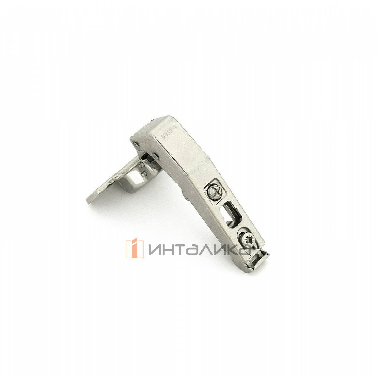 Петля SAMET StarTrack 90° под фальшпанель, вкладная, TH48 Ø35, под саморез, Click-On, никель