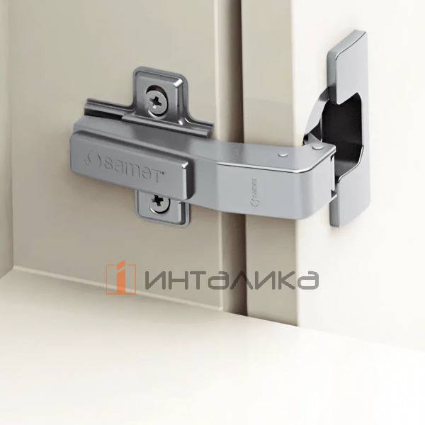 Петля SAMET StarTrack 90° под фальшпанель, вкладная, TH48 Ø35, под саморез, Click-On, никель – 5