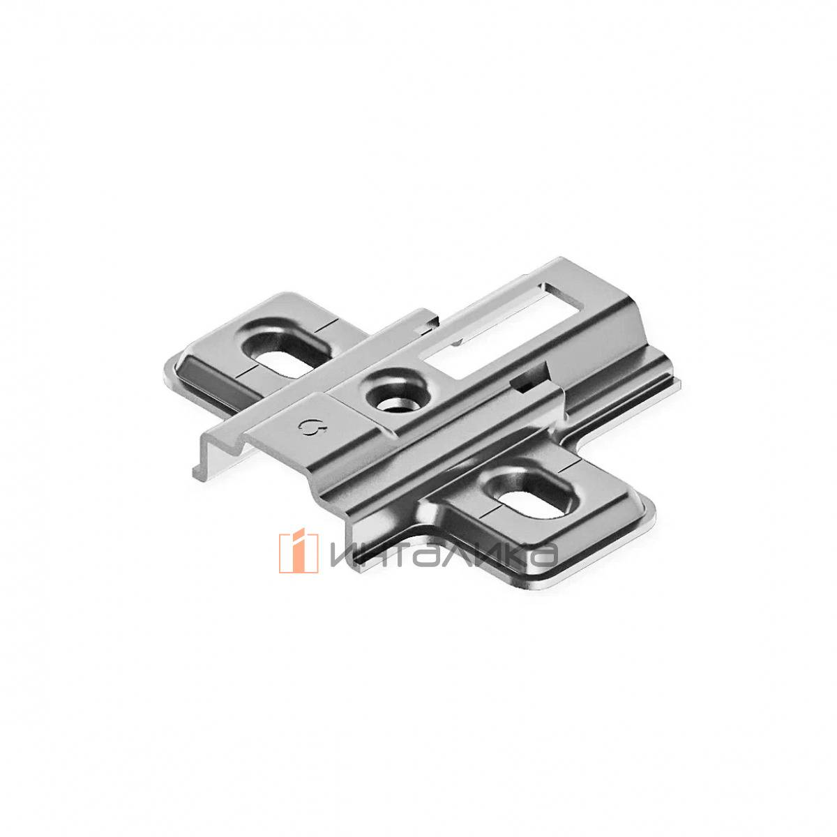 Крестовая монтажная планка SAMET StarTrack, L37, D5, с евровинтами 6,3х14, никель