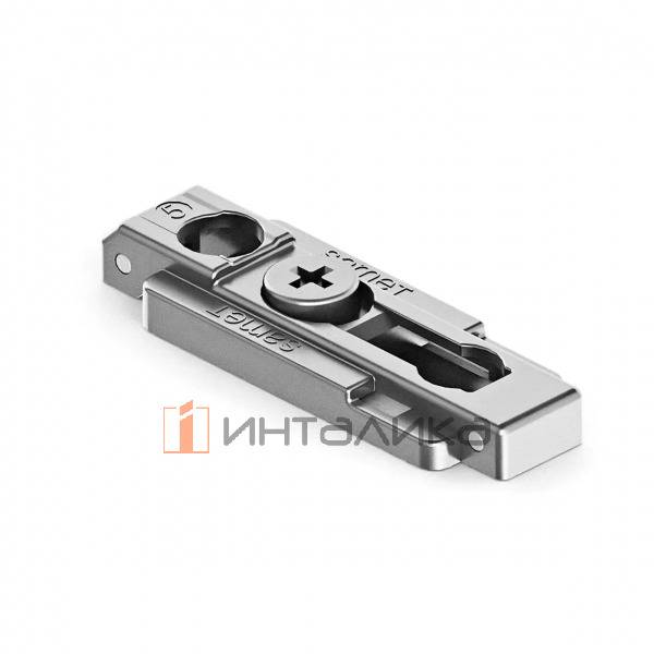 Линейная монтажная планка SAMET StarTrack, с эксцентриком, L37, D7, под саморез, никель – 1