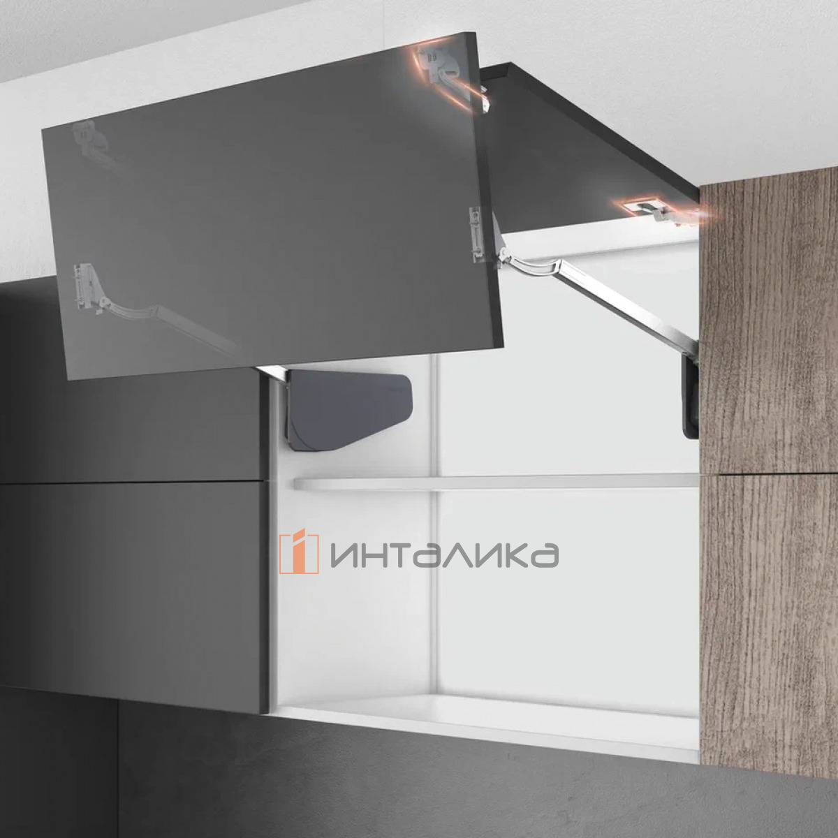 Комплект складного подъемного механизма САМЕТ Мульти-Мек / SAMET Multi-Mech, A1, рычаг 145, G4.5-11.5, H480-599, белый