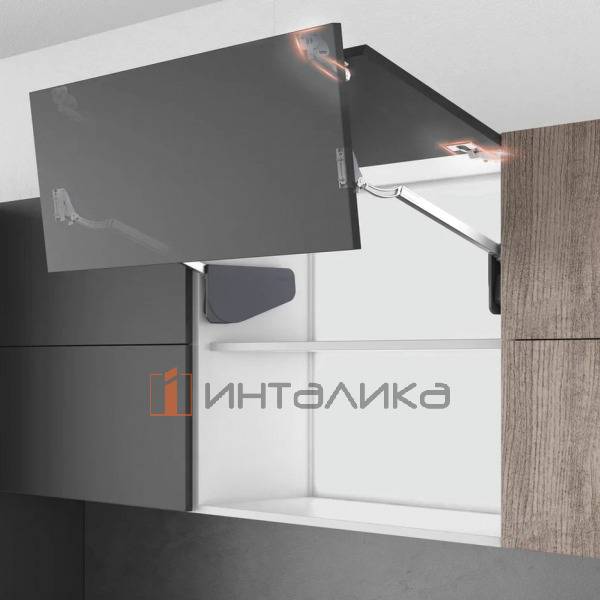 Комплект складного подъемного механизма SAMET Multi-Mech, C1, рычаг 195, G9.0-29.0, H600-699, черный – 2