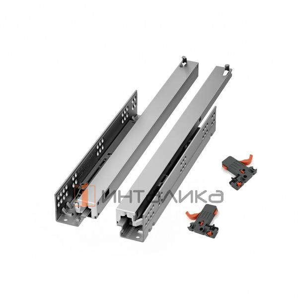 Комплект направляющих SAMET Smart Slide, полное выдвижение, Soft-Close, NL450, G40 – 2