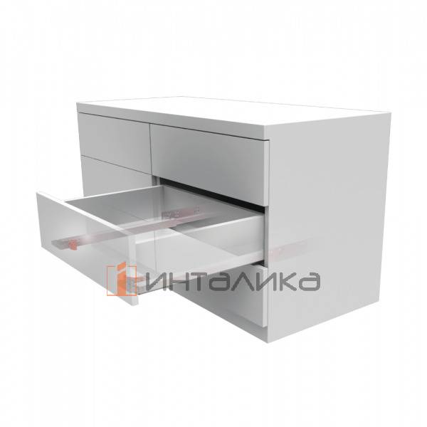 Комплект направляющих SAMET Smart Slide, полное выдвижение, Soft-Close, NL450, G40 – 5