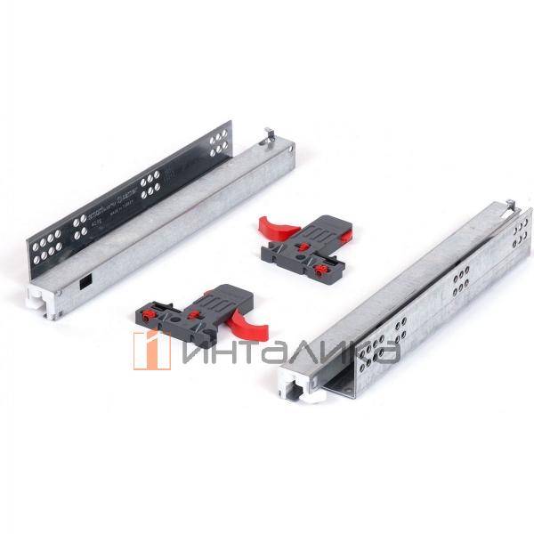 Комплект направляющих SAMET Smart Slide, полное выдвижение, Soft-Close+P2O, NL450, G40 – 2