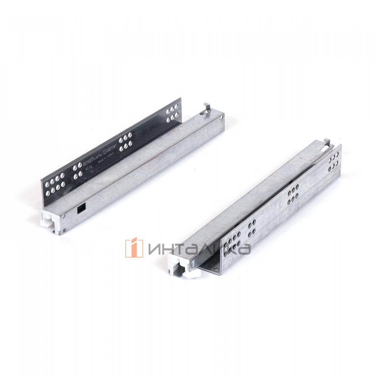 Комплект направляющих SAMET Smart Slide, полное выдвижение, Soft-Close+P2O, NL350, G40