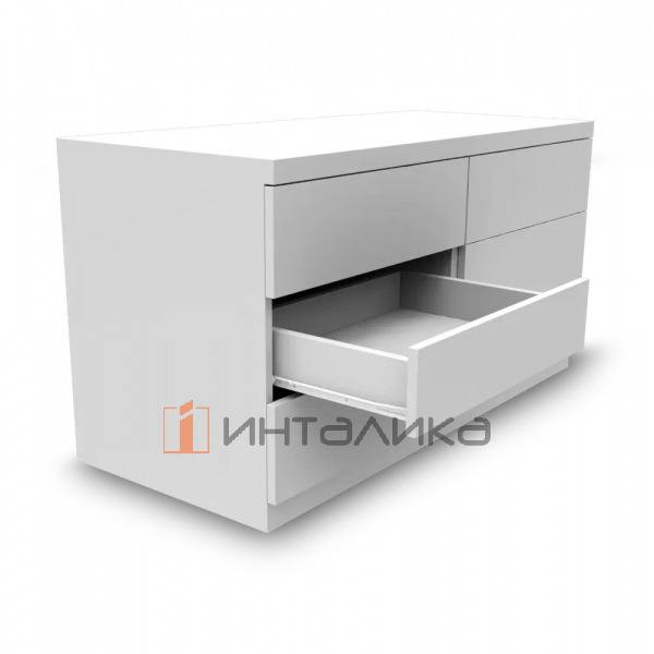 Комплект роликовых направляющих SAMET, NL350, G25, белый – 4