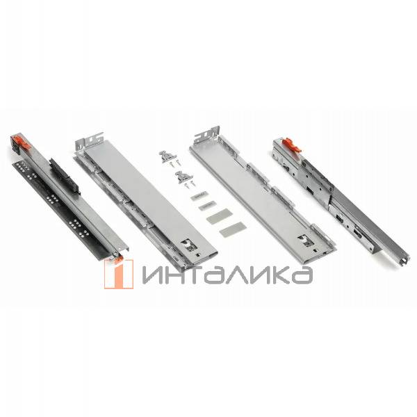 Комплект ящика SAMET Alphabox, Soft-Close, полное выдвижение, H116, NL450, G40, белый – 2