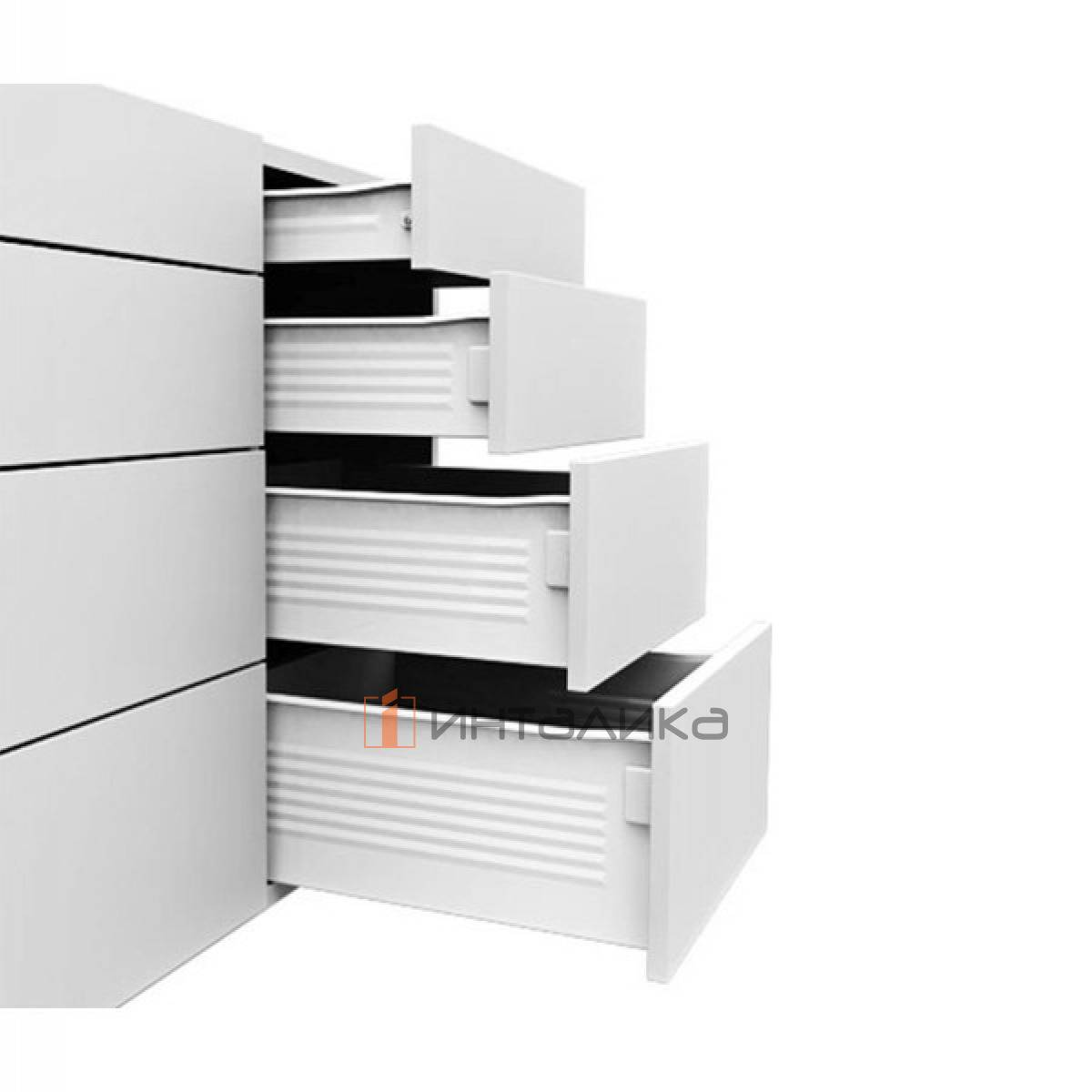 Комплект ящика SAMET SamBox, H86, NL300, G25 без фиксаторов, белый