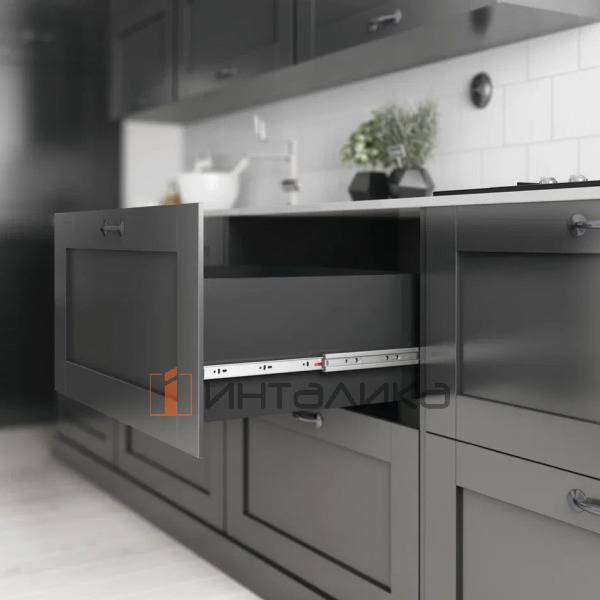 Комплект шариковых направляющих SAMET SO Class, полное выдвижение, H35, NL350, G25, гальваника – 4