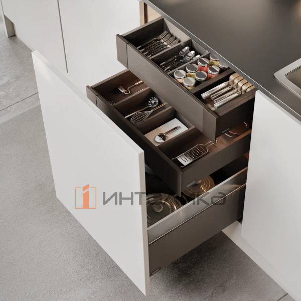 Комплект коврик + магнитные перегородки SAMET Artflow для ящика Flowbox/Alhabox 500x600, белый – 3