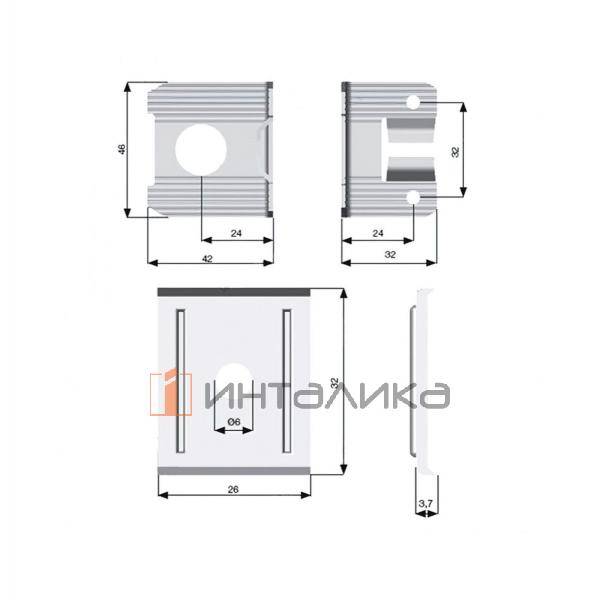 Навес для шкафов SAMET Lux L-Type, белый – 3