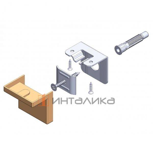 Навес для шкафов SAMET Lux L-Type, серый – 2