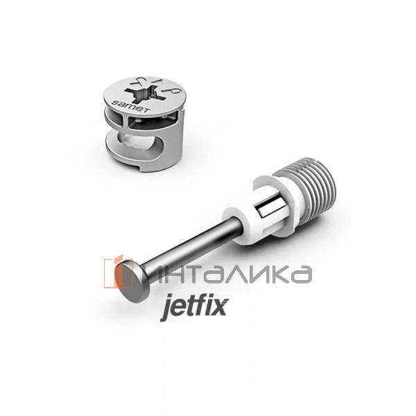Эксцентриковая стяжка SAMET JetFix, дюбель L34, сталь, муфта Ø8х10, пластик – 3