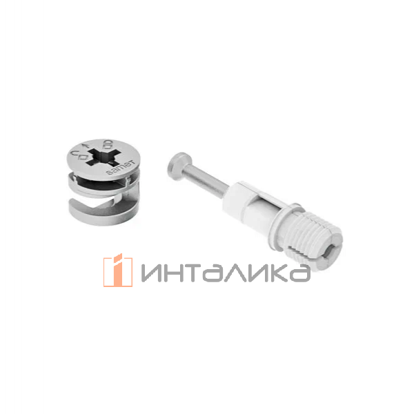 Эксцентриковая стяжка SAMET JetFix, дюбель L34, сталь, муфта Ø10х10, пластик – 4
