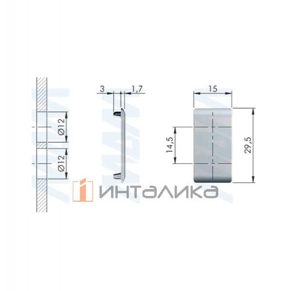 APC Заглушка для навеса D12, пластик, светло-серый – 2