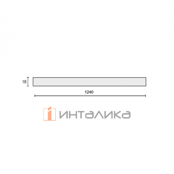 Фасад МДФ ALVIC Zenit карри (Curry Supermat ZENIT) суперматовый, ALV0207/Z, 18мм – 3