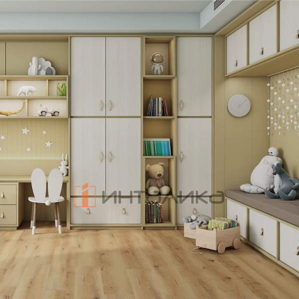 Фасад МДФ AGT 3P двухсторонний, супермат, латте крем 3054, 18мм – 3