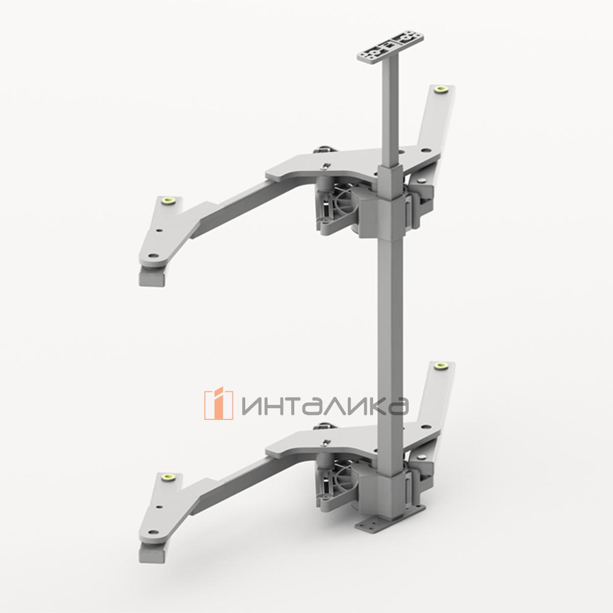 Рама для выдвижной системы HETTICH SALSO, ширина двери 450 / 500, серебристый, левая