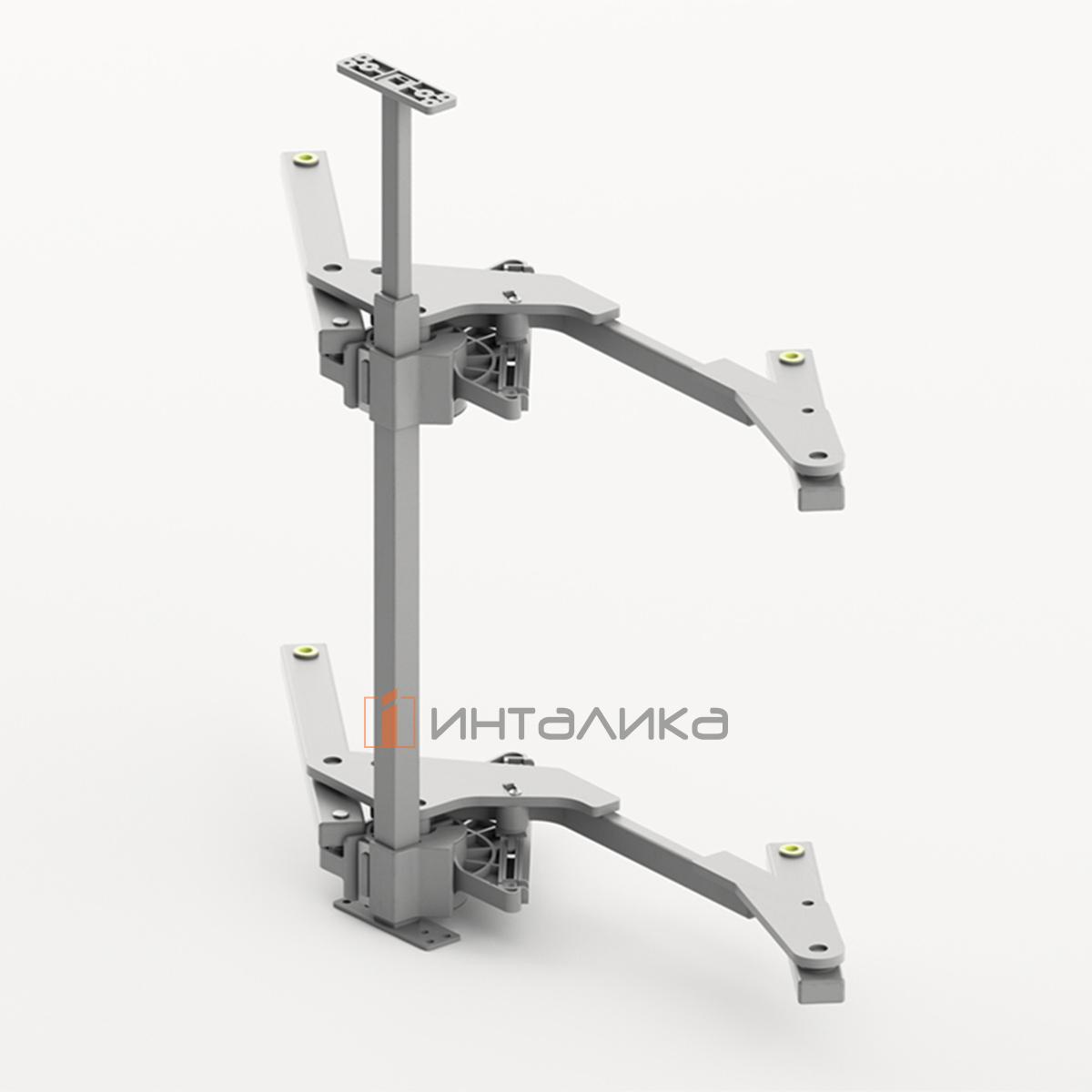 Рама для выдвижной системы HETTICH SALSO, ширина двери 450 / 500, серебристый, правая