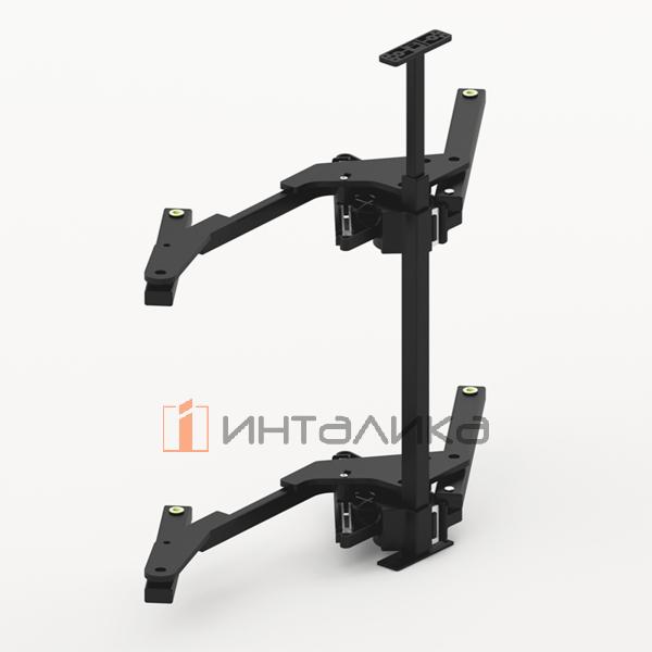 Рама для выдвижной системы HETTICH SALSO, ширина двери 400, антрацит, левая – 1