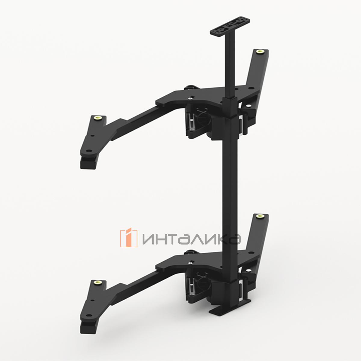 Рама для выдвижной системы HETTICH SALSO, ширина двери 450 / 500, антрацит, левая