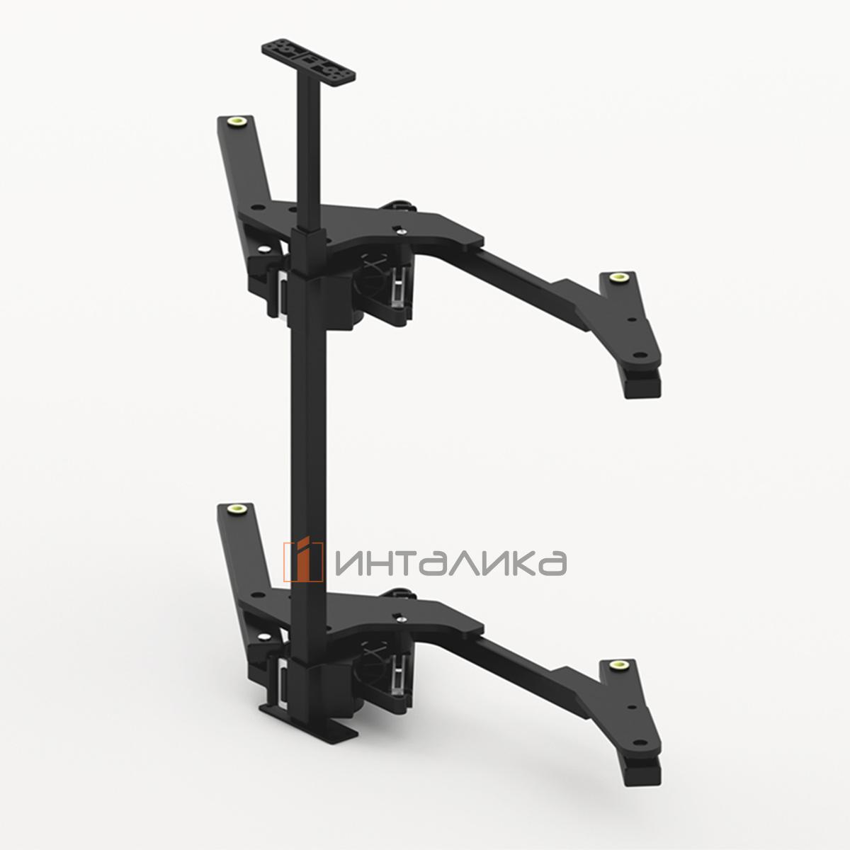 Рама для выдвижной системы HETTICH SALSO, ширина двери 450 / 500, антрацит, правая