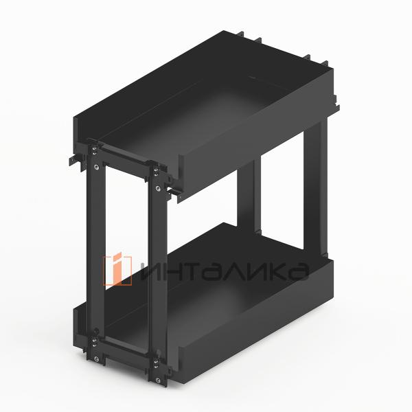 Набор двухъярусной выдвижной корзины HETTICH LARIO 200, KB400, NL470, Quadro V6 SS, Anti Slip, антрацит – 2