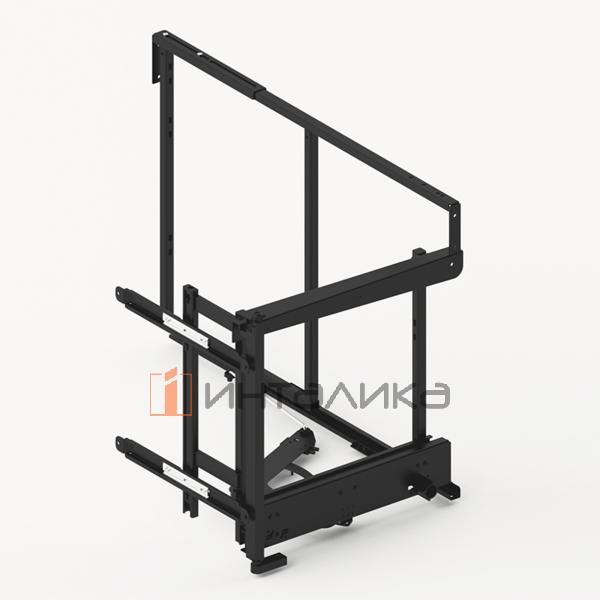 Набор волшебного уголка HETTICH GORO 400 в выдвижной шкаф, ширина двери 450, дно HDF, антрацит, правый – 2