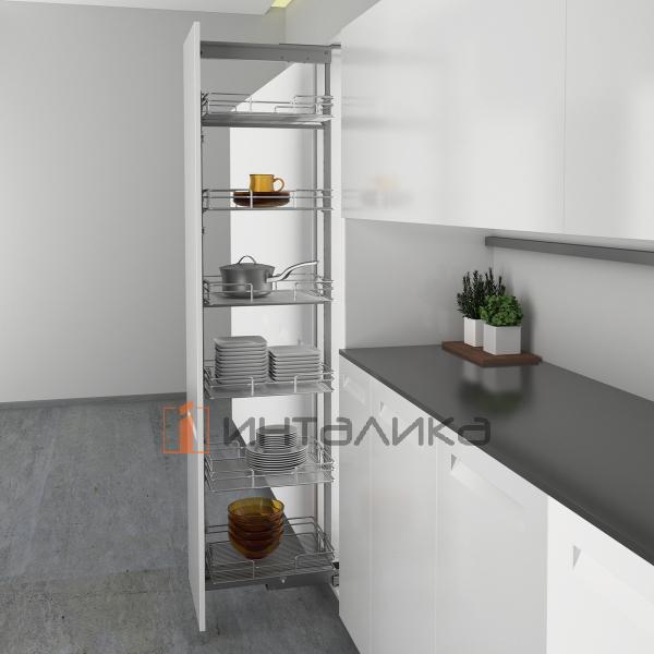 Рама с фасадным креплением HETTICH Olona, H1900-2250, ширина шкафа 300, серебристый – 3