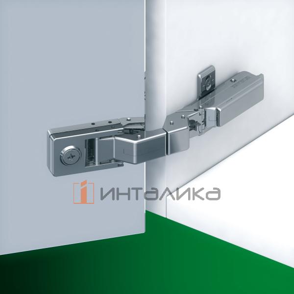 Крепление петли GRASS Nexis Click-on Mirro/Tiomos 125°, для зеркальных фасадов, на УФ клей, никель – 4