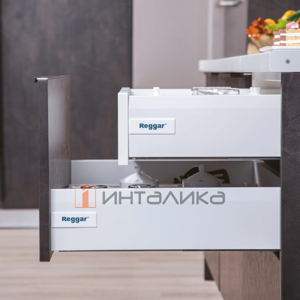 Передняя панель внутреннего ящика REGGAR DWD, H84, L1100, светло-серый – 3