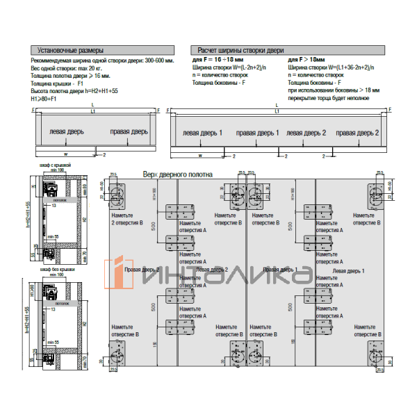 Комплект универсальных доводчиков FIRMAX FM902 – 3