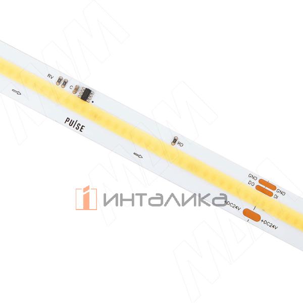 LUX, COB SPI лента светодиодная, бегущая, 420 диодов, 24V, 5 м, CRI 90, теплый белый 3000К, IP20, 11W/1м – 2