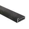 Превью PRIME Профиль рамочный широкий, 50х20х8, черный брашированный (анод), L-3000 – 1