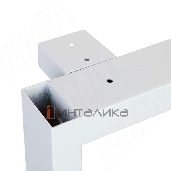 Толедо опора для стола П-образная, 60х30, 595xH873+15 мм, белый (RAL 9003, муар) – 3