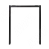 Превью Толедо опора для стола П-образная, 60х30, 595xH723+15 мм, черный (RAL 9005, муар) – 1