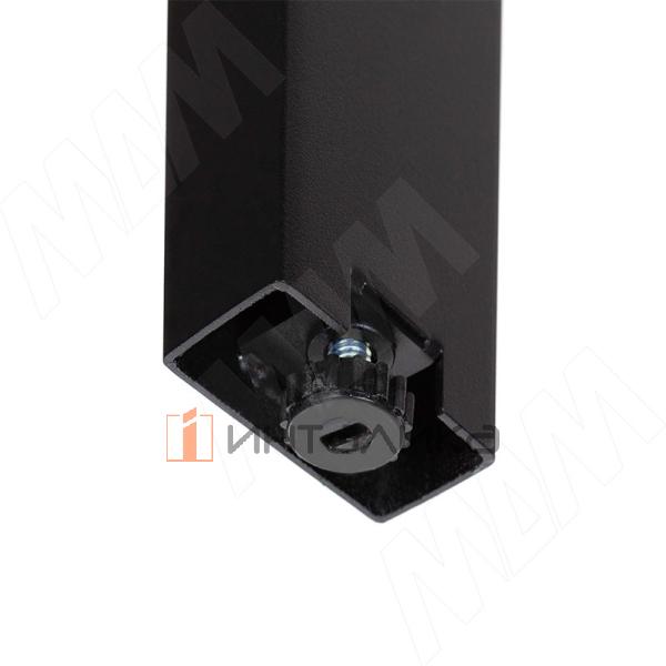 Толедо опора для стола П-образная, 60х30, 595xH723+15 мм, черный (RAL 9005, муар) – 4