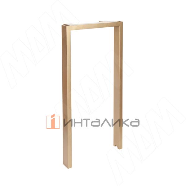 Толедо опора для стола П-образная, 60х30, 445xH873+15 мм, золото матовое – 2