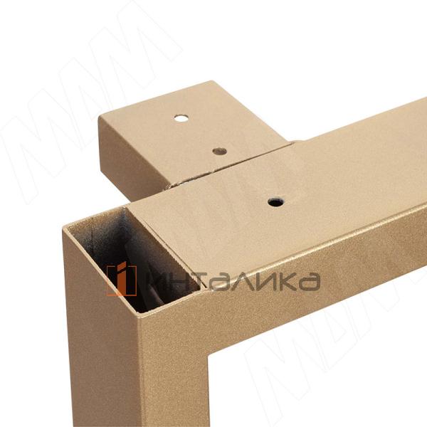 Толедо опора для стола П-образная, 60х30, 445xH1043+15 мм, золото матовое – 3
