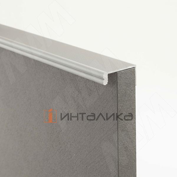 Профиль-ручка крепление саморезами, алюминий матовый (анод), L-3000мм – 2